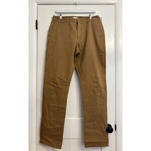 Taylor Stitch Men's 36x34 Organic Khaki The Democratic Foundation Pants